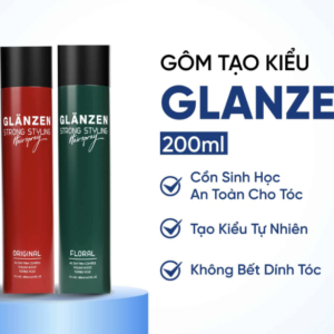 Gôm xịt giữ nếp tóc Glanzen 30Shine phân phối chính hãng giữ nếp tạo kiể 380ml